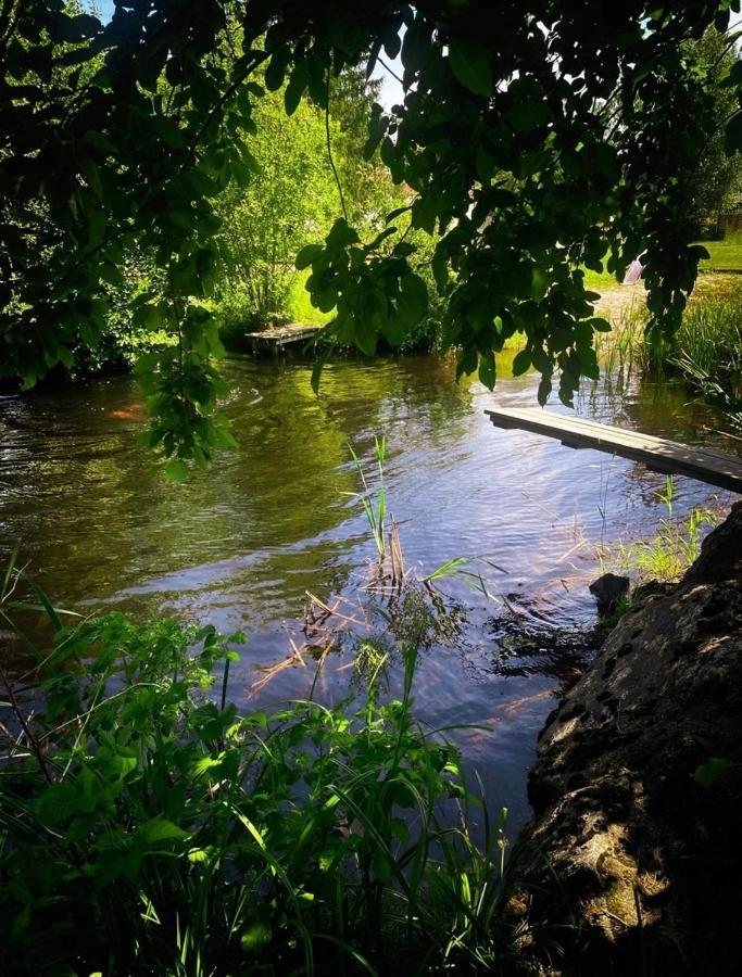 Koselig Hytte Langs Elven Skien Exteriér fotografie