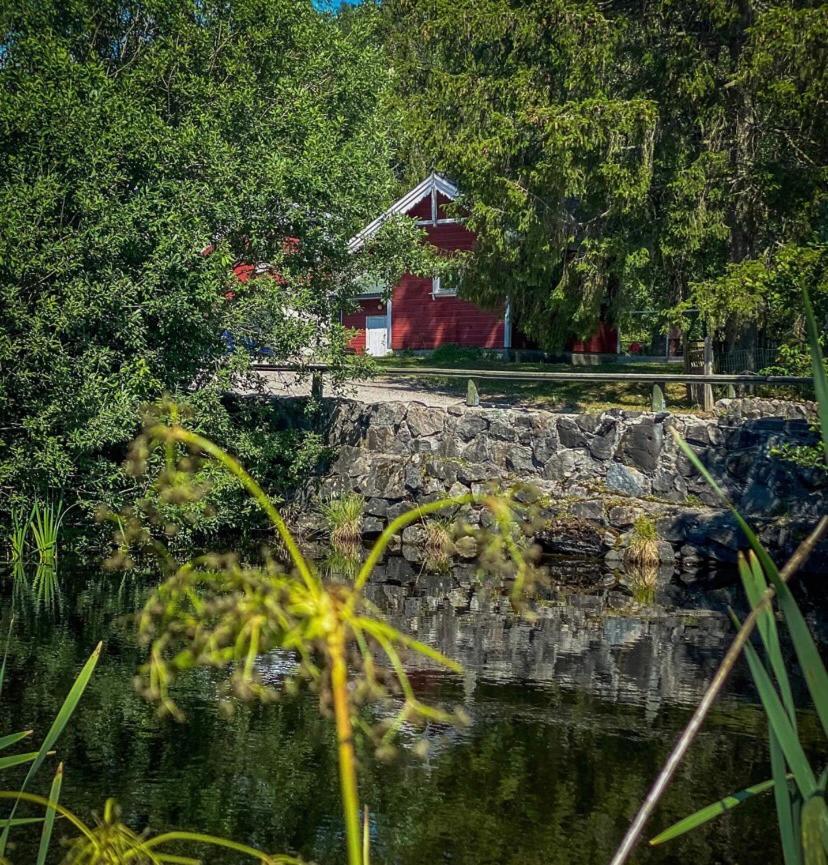Koselig Hytte Langs Elven Skien Exteriér fotografie